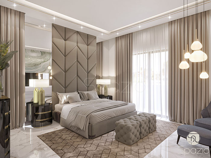interior of bedroom in Dubai | Spazio