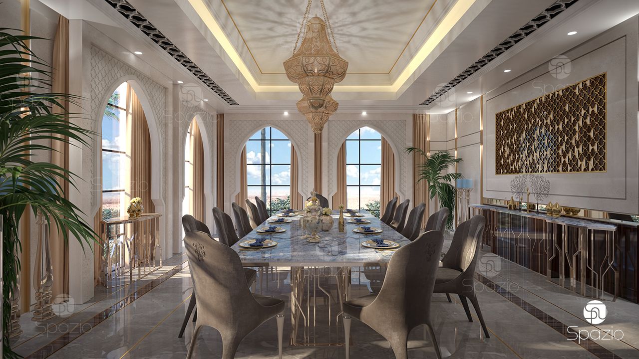 Morocco style dining room design