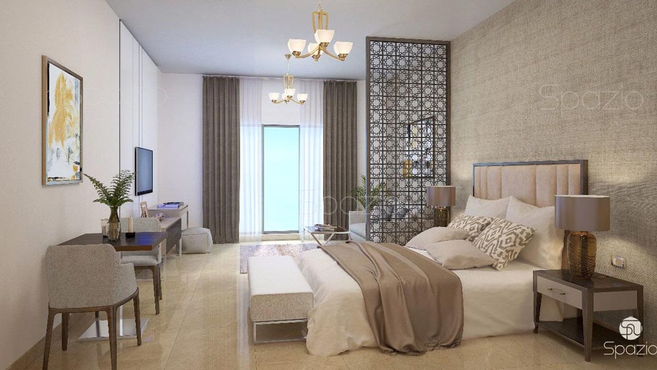 simple apartment bedroom interior design | Spazio