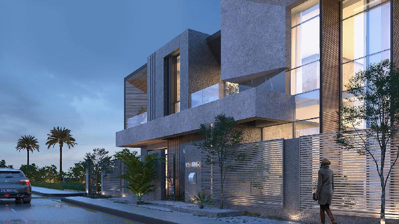 two storey home in UAE