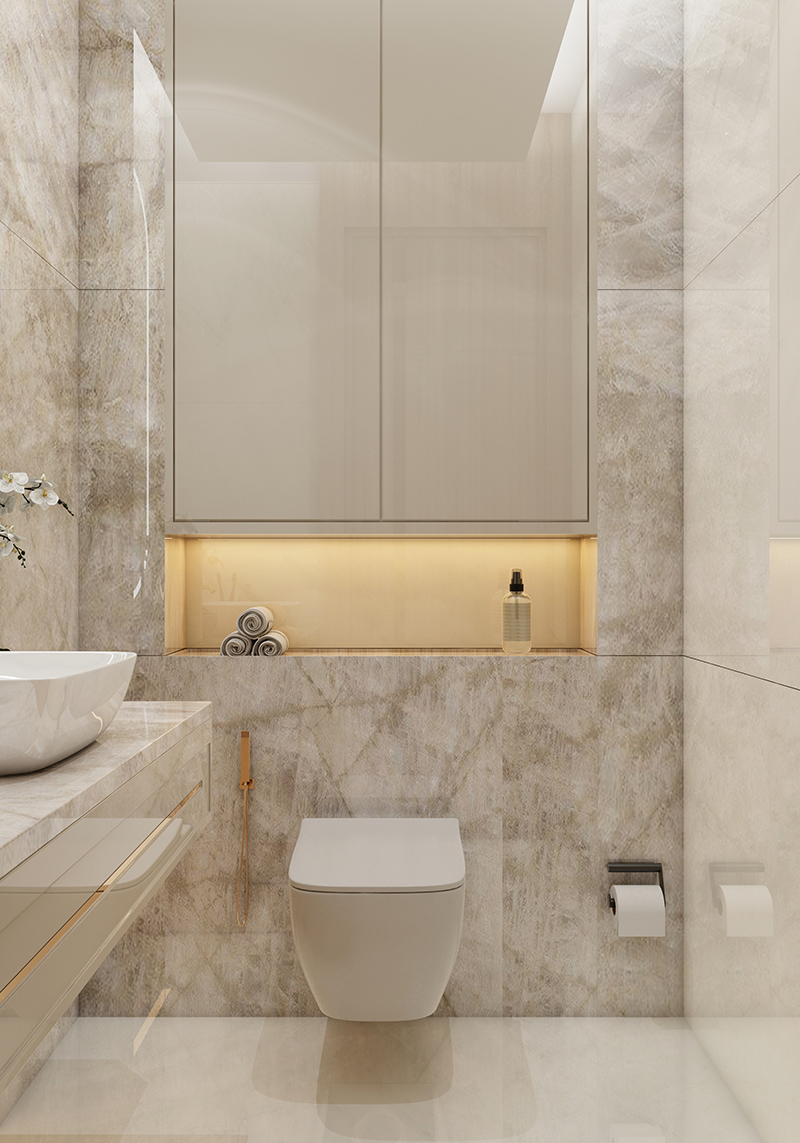 BEST BATHROOM DESIGN - Spazio Interior - Dubai