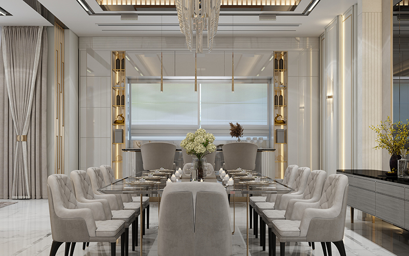 Dining room design – Spazio Interior – Dubai