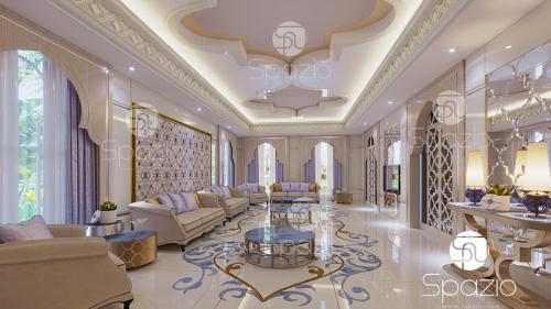 An arabic style sitting in  a villa in Abu Dhabi.