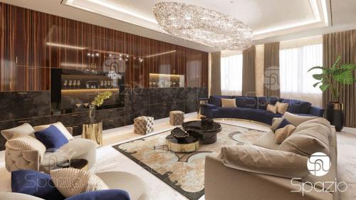 decoration ideas modern large room in Dubai villa